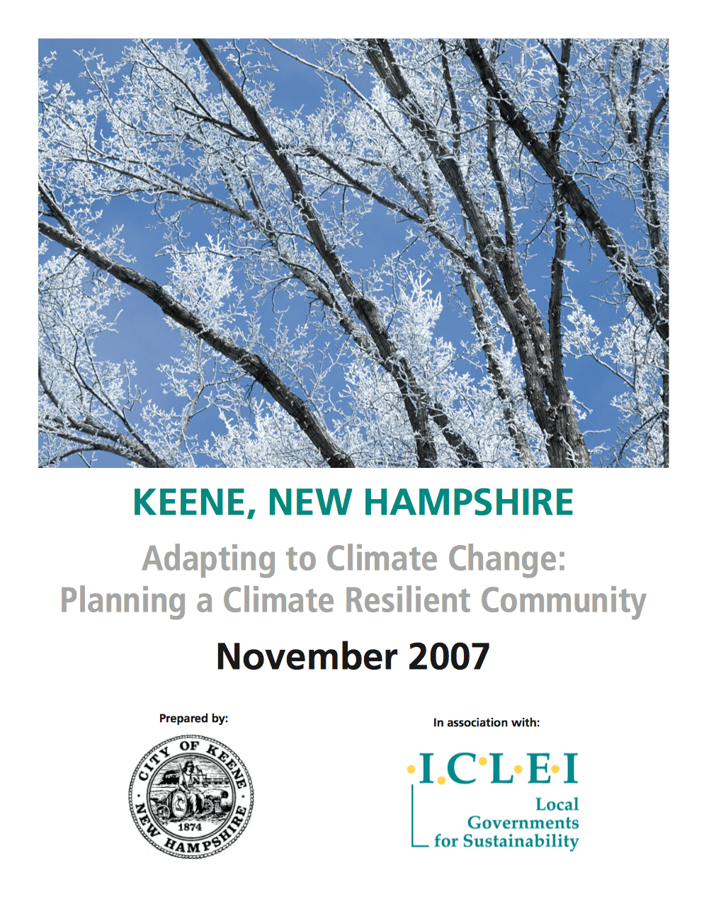 Keene, New Hampshire Leading on Climate Preparedness CAKE Climate